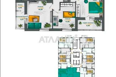 3-rooms apartment apartment by the address st. Ivana Vygovskogo (area 96,7 m2) - Atlanta.ua - photo 32
