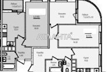 3-комнатная квартира по адресу ул. Краснова (площадь 102,0 м2) - Atlanta.ua - фото 8