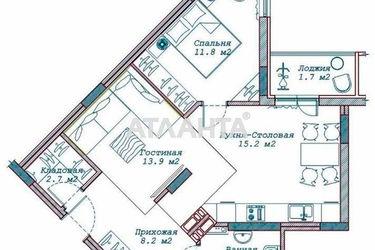 2-rooms apartment apartment by the address st. Ul Krasnopolskaya (area 57,0 m2) - Atlanta.ua - photo 23