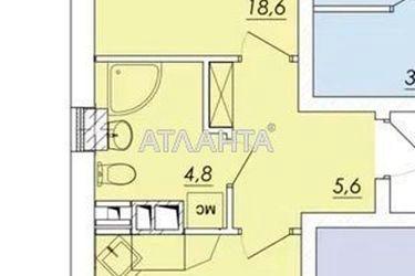 1-комнатная квартира по адресу Овидиопольская дор. (площадь 43,2 м2) - Atlanta.ua - фото 7