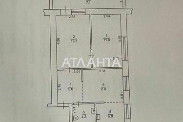 2-rooms apartment apartment by the address st. Svyatoslava Rikhtera Shchorsa (area 56,4 m2) - Atlanta.ua - photo 30