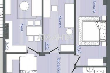 2-rooms apartment apartment by the address st. Fontanskaya dor Perekopskoy Divizii (area 70,7 m2) - Atlanta.ua - photo 16