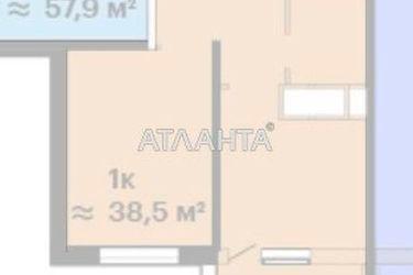 1-кімнатна квартира за адресою вул. Варненська (площа 38,5 м2) - Atlanta.ua - фото 9