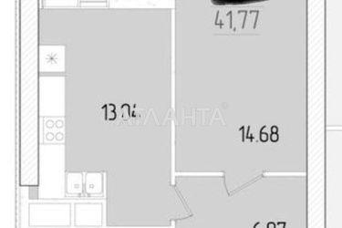 1-комнатная квартира по адресу ул. Краснова (площадь 42,0 м2) - Atlanta.ua - фото 6