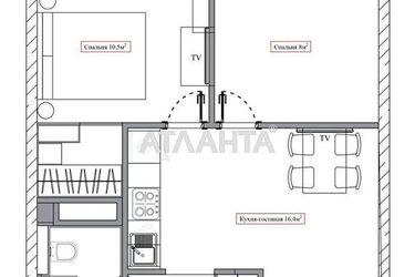 2-rooms apartment apartment by the address st. Zhemchuzhnaya (area 44,0 m2) - Atlanta.ua - photo 28