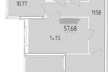2-rooms apartment apartment by the address st. Krasnova (area 57,7 m2) - Atlanta.ua - photo 6
