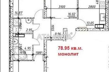 3-rooms apartment apartment by the address st. Baltiyskiy per (area 79,0 m2) - Atlanta.ua - photo 7