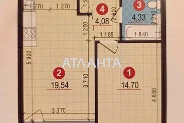 1-room apartment apartment by the address st. Oleksandra Olesya (area 47,0 m2) - Atlanta.ua - photo 9