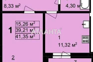 1-room apartment apartment by the address st. Shchiretskaya ul (area 41,4 m2) - Atlanta.ua - photo 8