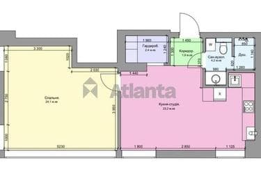 1-комнатная квартира по адресу ул. Сковороды (площадь 55 м²) - imageAlt 19 1-комнатная квартира по адресу ул. Сковороды (площадь 55 м²) - Atlanta.ua - imageAlt 19