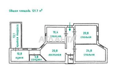 4+-rooms apartment apartment by the address st. Konnaya Artema (area 121,7 m2) - Atlanta.ua - photo 13