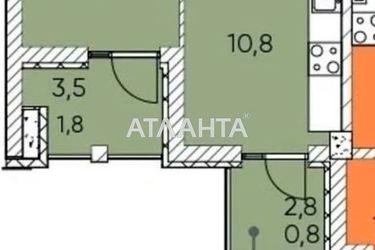 1-room apartment apartment by the address st. Paustovskogo (area 42,6 m2) - Atlanta.ua - photo 12