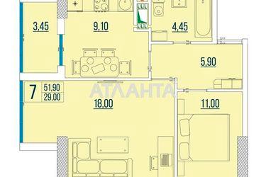 2-rooms apartment apartment by the address st. Bugaevskaya Instrumentalnaya (area 52,0 m2) - Atlanta.ua - photo 6