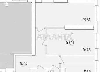 2-комнатная квартира по адресу ул. Краснова (площадь 67,1 м2) - Atlanta.ua - фото 14