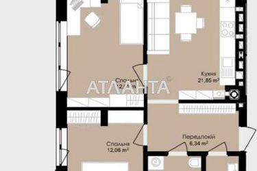 2-комнатная квартира по адресу Окружная ул.   (площадь 63,0 м2) - Atlanta.ua - фото 15