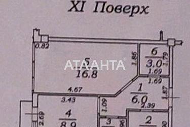 1-room apartment apartment by the address st. Zhemchuzhnaya (area 40,8 m2) - Atlanta.ua - photo 24