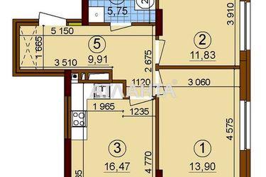 2-rooms apartment apartment by the address st. Prosp Pravdy (area 60,0 m2) - Atlanta.ua - photo 17
