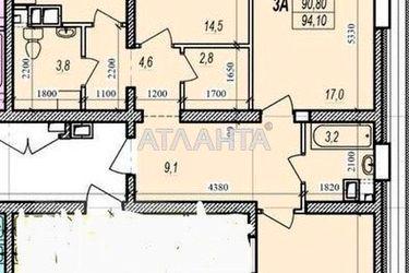 3-rooms apartment apartment by the address st. Prokhorovskaya Khvorostina (area 95,1 m2) - Atlanta.ua - photo 6