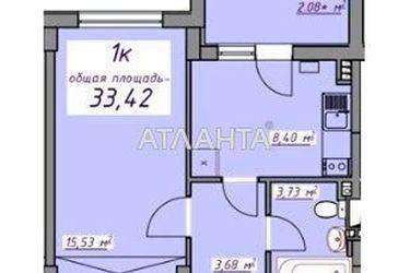 1-комнатная квартира по адресу ул. Торговая (площадь 33,3 м2) - Atlanta.ua - фото 14