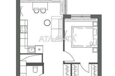 1-room apartment apartment by the address st. Mikhaylovskaya Industrialnaya (area 40,0 m2) - Atlanta.ua - photo 23