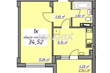 1-room apartment apartment by the address st. Evropeyskaya (area 34,5 m2) - Atlanta.ua - photo 12