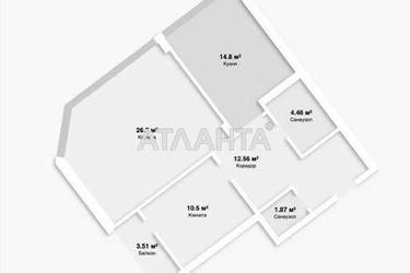 2-rooms apartment apartment by the address st. Yunosti (area 73,0 m2) - Atlanta.ua - photo 29