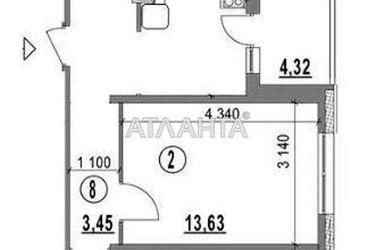 2-rooms apartment apartment by the address st. Koneva (area 56,6 m2) - Atlanta.ua - photo 40