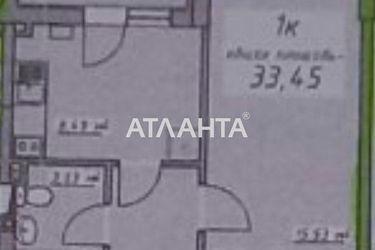 1-room apartment apartment by the address st. Massiv 10 (area 33,5 m2) - Atlanta.ua - photo 22
