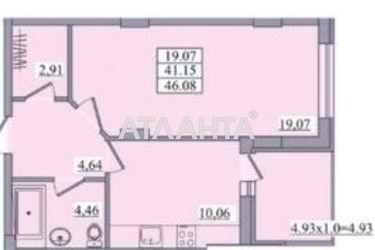 1-room apartment apartment by the address st. Vannyy per (area 36,4 m2) - Atlanta.ua - photo 17