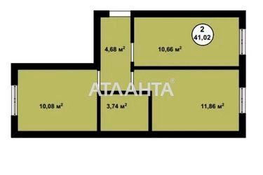 2-комнатная квартира по адресу ул. Одесская (площадь 42,0 м2) - Atlanta.ua - фото 34