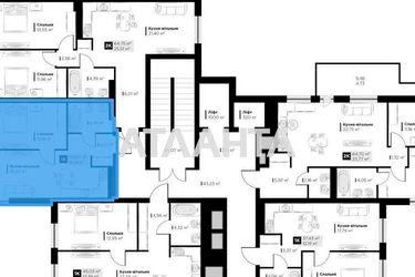 1-room apartment apartment by the address st. Galitskaya (area 40,9 m2) - Atlanta.ua - photo 9