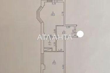 1-room apartment apartment by the address st. Balkovskaya Frunze (area 42,5 m2) - Atlanta.ua - photo 7