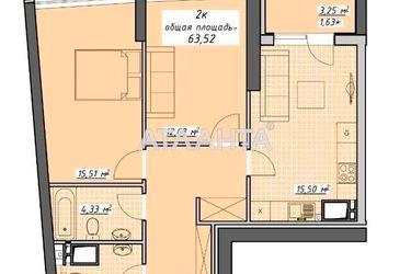 2-rooms apartment apartment by the address st. Kurortnyy per (area 64,0 m2) - Atlanta.ua - photo 8