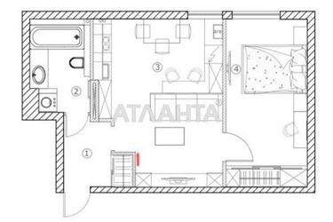 1-room apartment apartment by the address st. Malinovskogo marsh (area 46,8 m2) - Atlanta.ua - photo 16