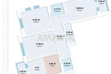 3-rooms apartment apartment by the address st. Gulaka Nikolaya (area 92,0 m2) - Atlanta.ua - photo 16