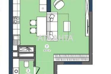 1-room apartment apartment by the address st. Zabolotnogo (area 41,0 m2) - Atlanta.ua - photo 18