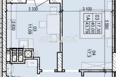 1-room apartment apartment by the address st. Koltsevaya (area 44,0 m2) - Atlanta.ua - photo 22