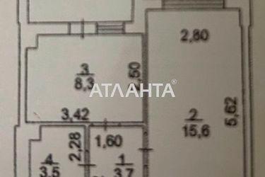 1-room apartment apartment by the address st. Proezdnaya (area 33,3 m2) - Atlanta.ua - photo 14