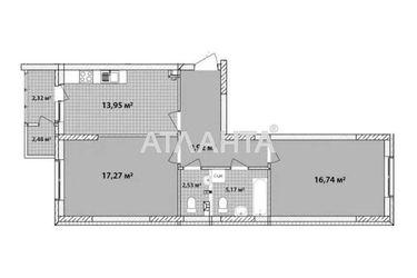 2-rooms apartment apartment by the address st. Ivana Vygovskogo (area 67,5 m2) - Atlanta.ua - photo 12
