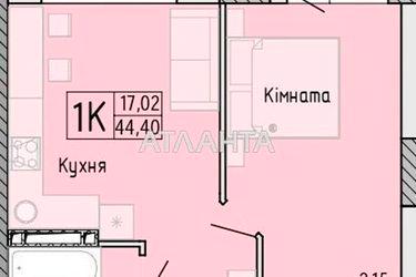 1-room apartment apartment by the address st. Profsoyuznaya (area 44,7 m2) - Atlanta.ua - photo 12
