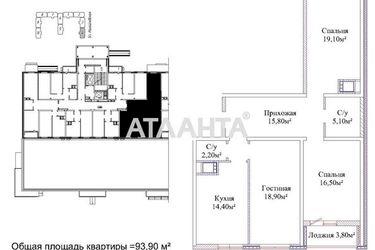 3-rooms apartment apartment by the address st. Mikhaylovskaya Industrialnaya (area 94,9 m2) - Atlanta.ua - photo 17