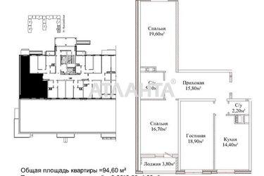 3-rooms apartment apartment by the address st. Mikhaylovskaya Industrialnaya (area 95,9 m2) - Atlanta.ua - photo 15