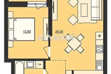 1-room apartment apartment by the address st. Lemkovskaya ul (area 49,7 m2) - Atlanta.ua - photo 10