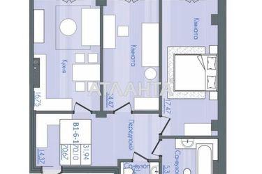 2-rooms apartment apartment by the address st. Fontanskaya dor Perekopskoy Divizii (area 69,9 m2) - Atlanta.ua - photo 16