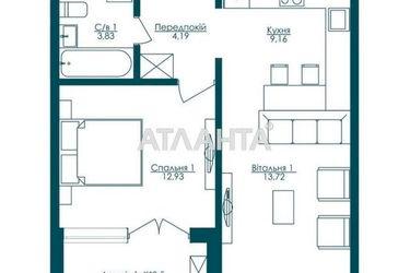2-rooms apartment apartment by the address st. Frantsuzskiy bul Proletarskiy bul (area 48,7 m2) - Atlanta.ua - photo 33