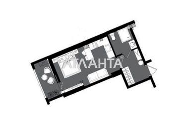 1-room apartment apartment by the address st. Dacha kovalevskogo Amundsena (area 28,3 m2) - Atlanta.ua - photo 9