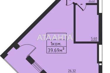 1-кімнатна квартира за адресою вул. Дача Ковалевського 7-я лінія (площа 40,0 м2) - Atlanta.ua - фото 22