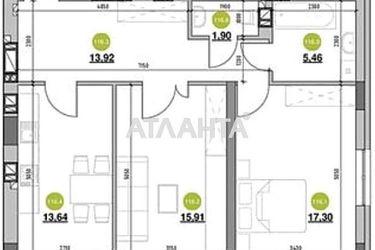 2-rooms apartment apartment by the address st. Rudnenska (area 68,1 m2) - Atlanta.ua - photo 10