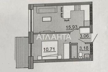 1-кімнатна квартира за адресою вул. Авдєєва-чорноморського (площа 34,0 м2) - Atlanta.ua - фото 10