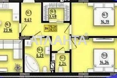 2-rooms apartment apartment by the address st. Dlinnaya ul (area 76,0 m2) - Atlanta.ua - photo 24
